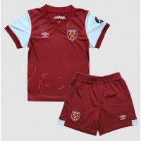 West Ham United Heimtrikotsatz Kinder 2023-24 Kurzarm (+ Kurze Hosen)